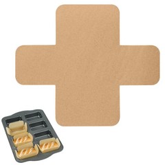 QTRQTR 200 Pcs Parchment Paper Mini Loaf Pan Liners for 3.15*2 inch, Brown