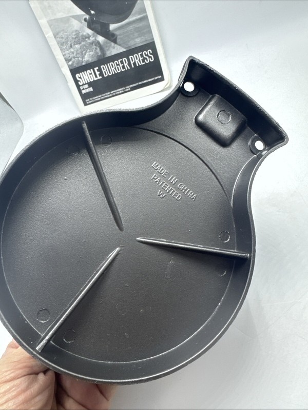Weston Single Burger Press + Instruction Manual gallery