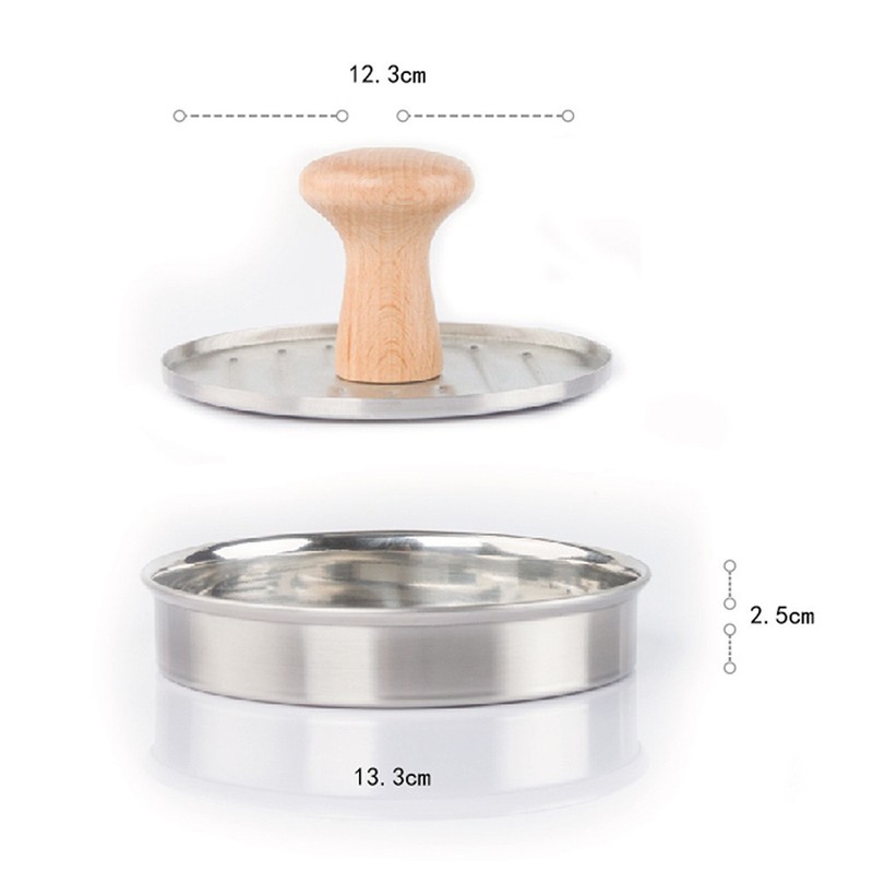 Stainless Steel Large Burger Press Mold for Home Kitchen and BBQ gallery