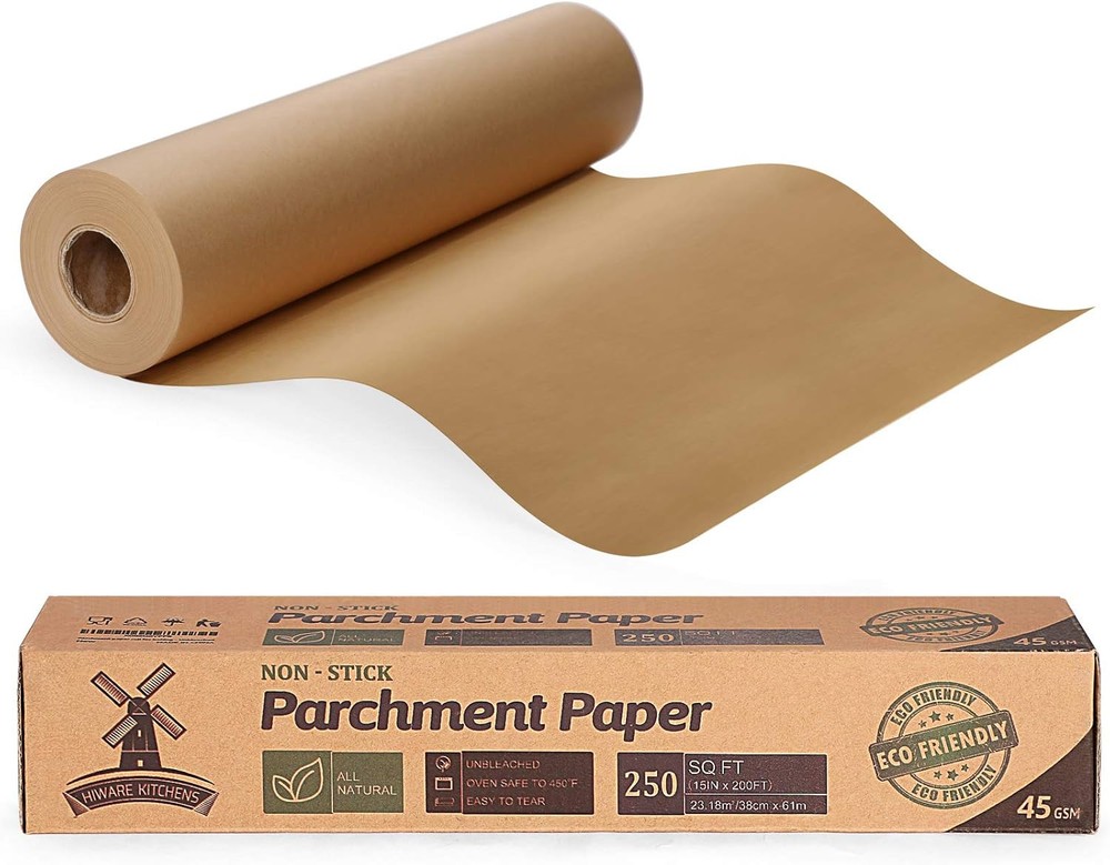 Unbleached 15 x 200 ft Parchment Baking Paper Roll 15 in x 200 ft,