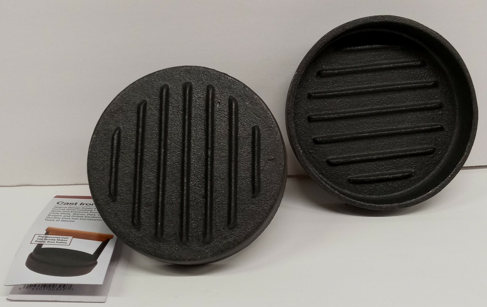 Burger Press Cast Iron Pre Seasoned gallery