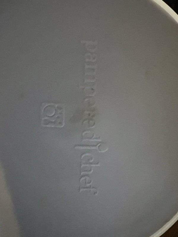 Pampered Chef Burger and Slider Press # 1174 Uniform Burgers White/Gray EUC gallery