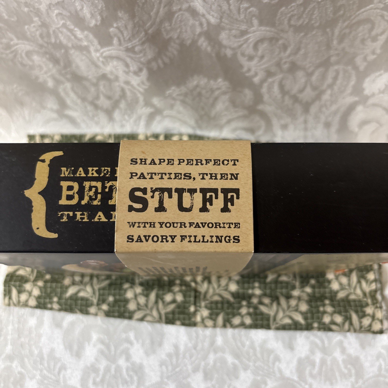 Brand New 2011 William Sonoma Stuffed Burger Press Kitchen Chef Cook Essentials gallery