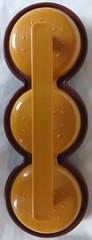 Vintage Charcoal Companion ~ mini slider burger press ~ plastic ~ 2008 ~ makes 3