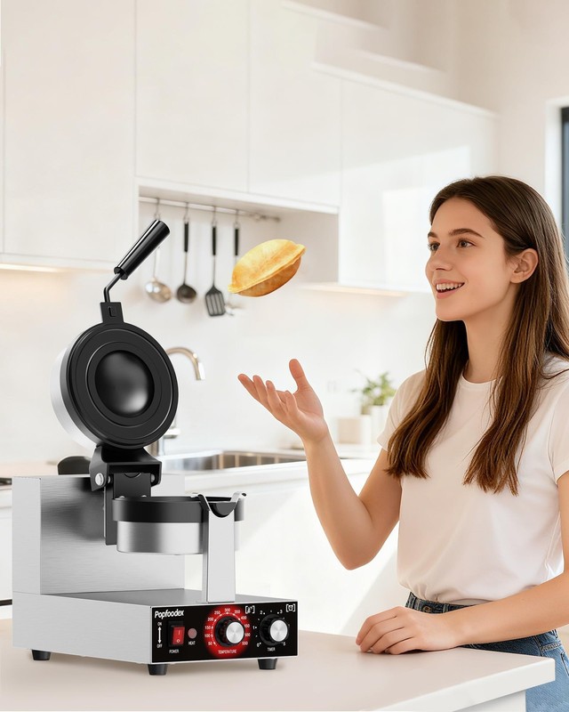 Ufo Burger Maker Machine, 110V Electric Ufo Sandwich Maker w/Adjustable Tempe... gallery