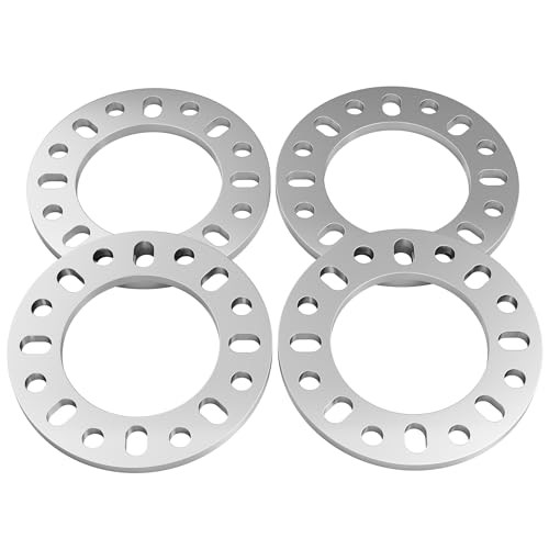 4PCS 8 Lug Wheel Spacers 1/2 Inch (12mm) Thick, 8x6.5 8x165.1 Pack of 4, 12mm gallery
