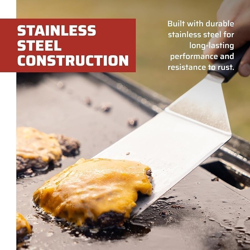 Smashed Burger Kit W/ Spatula Burger Press Melting Dome Grilling Accessories New gallery