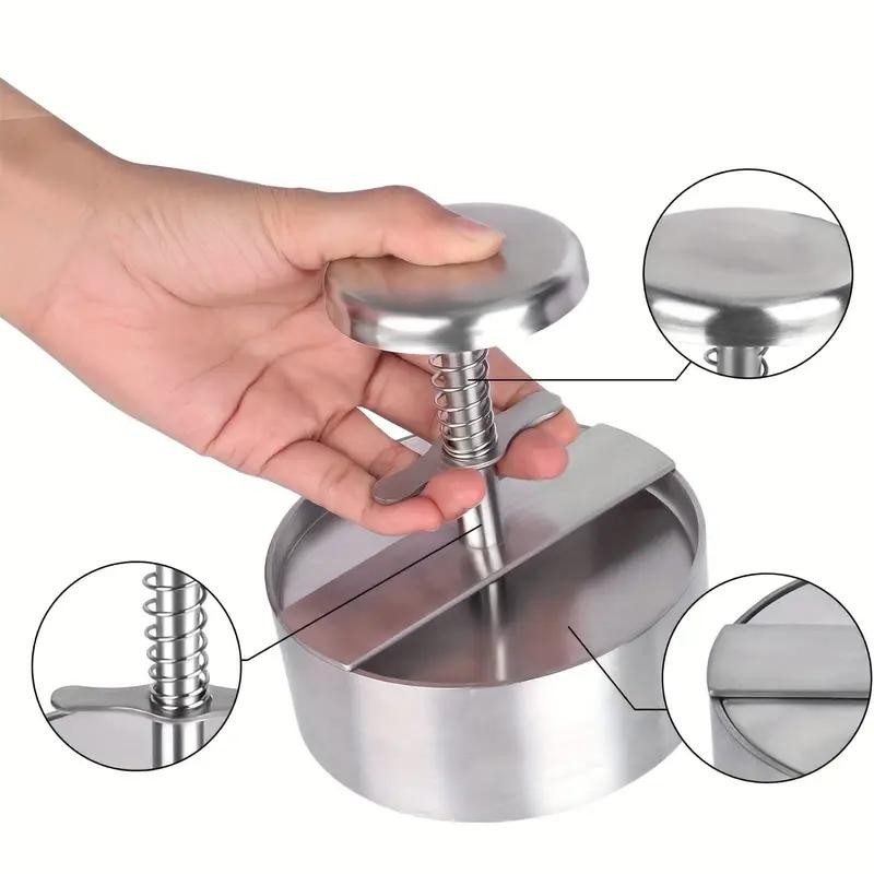 Non‑stick Burger Press Mold for Shaping Beef, Cheese, or Veggie Patties Easily." gallery