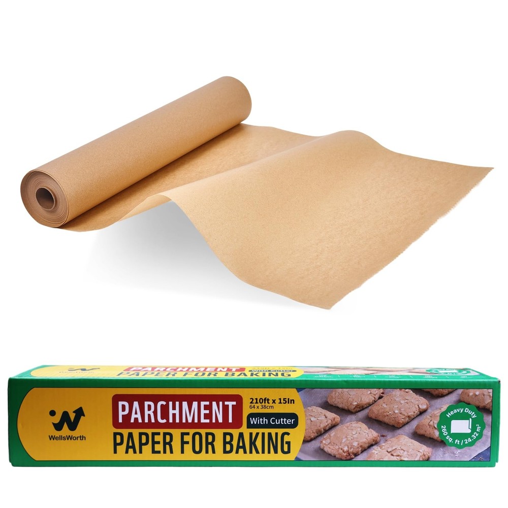 Unbleached Parchment Paper Roll, 15 in x 210 ft 15 * 210 260 sq