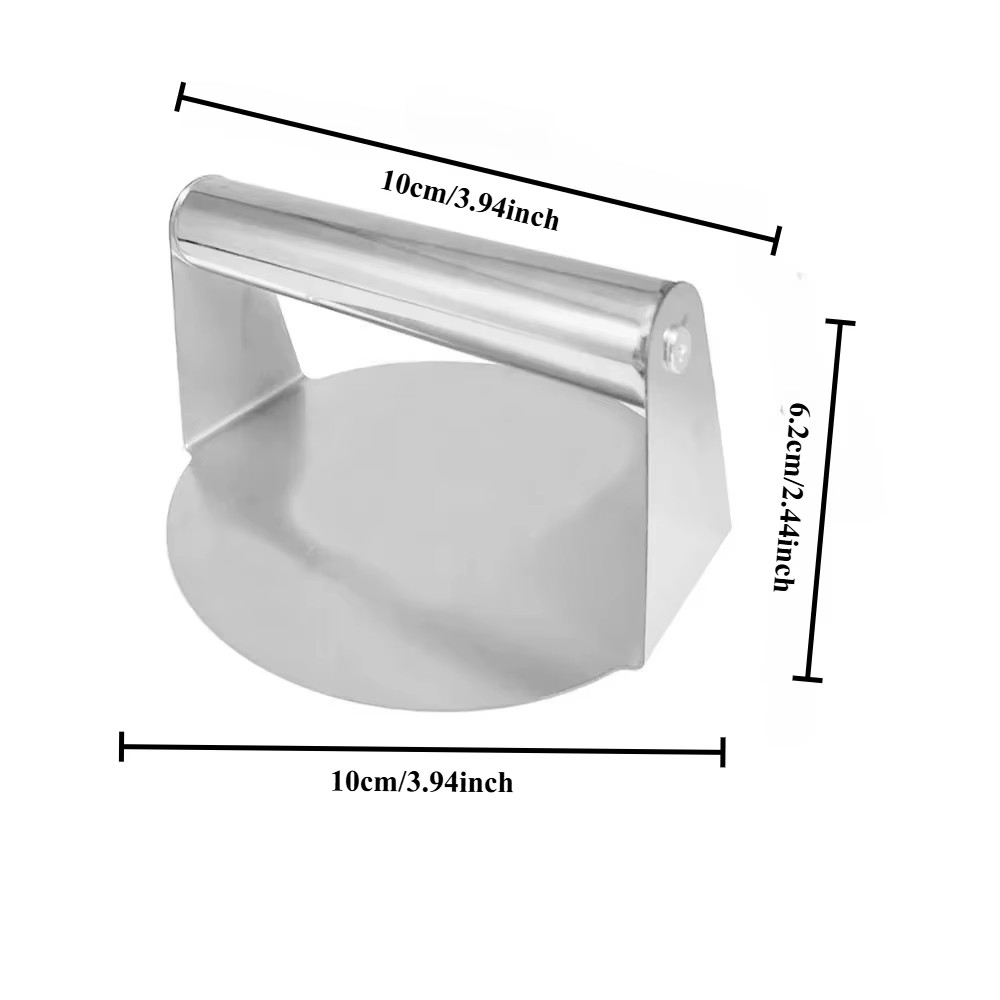 New Stainless Steel Smash Burger Press | Heavy Duty Patty Maker & Smasher Mold f gallery