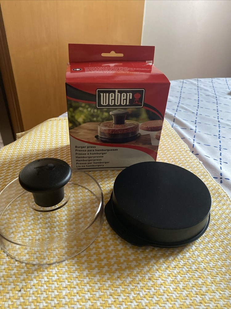 Weber Burger Press Patties BBQ Grill Accessory Grilling Cooking Tool Gadget New