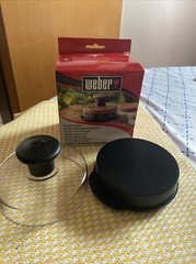 Weber Burger Press Patties BBQ Grill Accessory Grilling Cooking Tool Gadget New