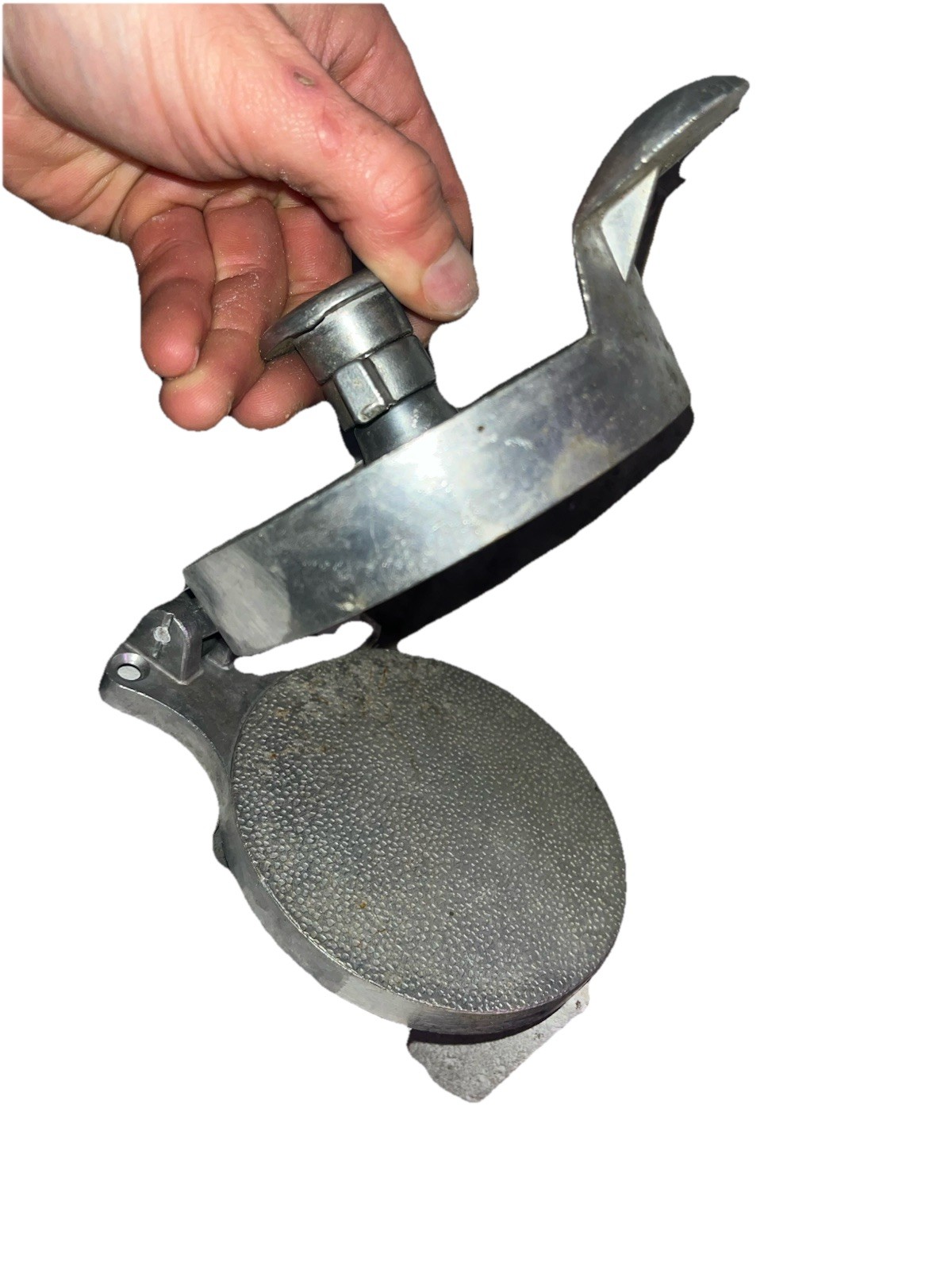 Vintage Commercial Patty Press Turn Dial Size Inch Thickness 4 5/8 in Hamburger gallery