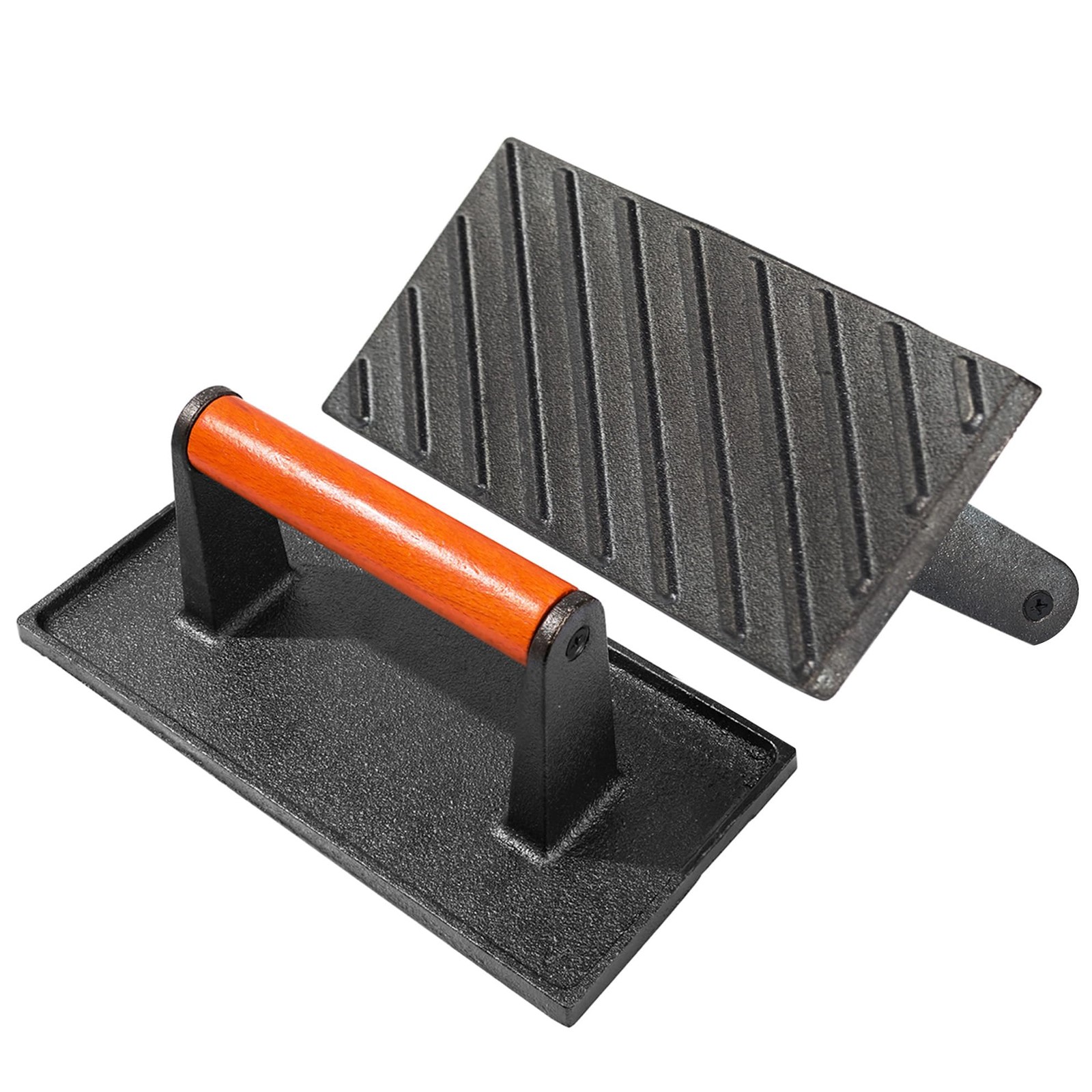 Bacon Press, Griddle Press, Grill Press, Meat Press, cast Iron Grill Press, cast gallery