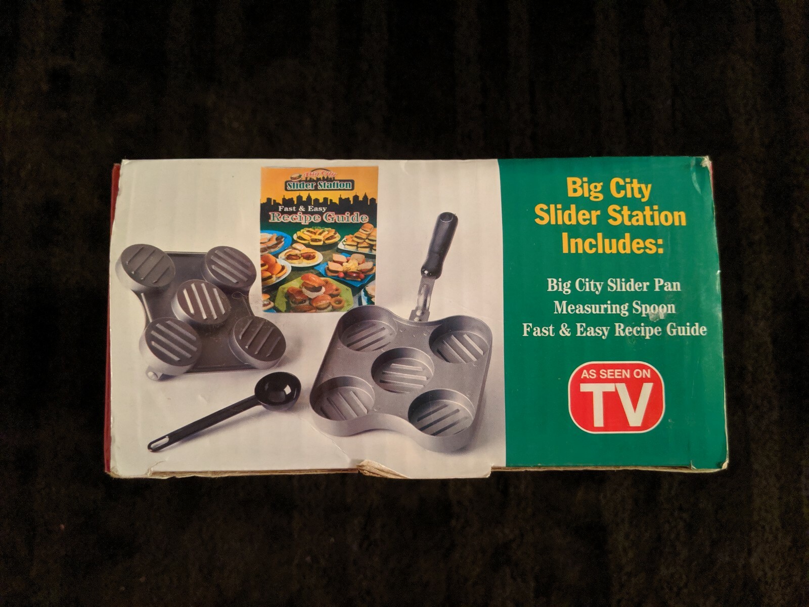 BIG CITY SLIDER STATION AS SEEN ON TV STOVE-TOP SLIDER MAKER 2-P OPENED BOX NEW! gallery