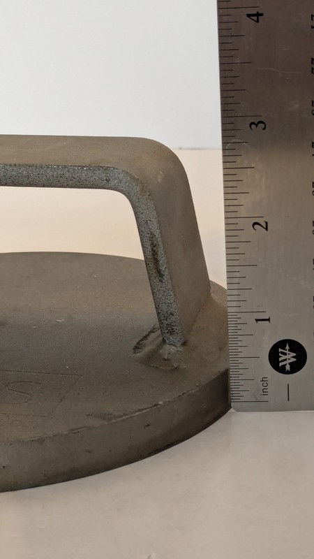 Smash Burgers & Meat Press. ATLAS Heavy Welded Steel. 6" dia. Good for LIFETIME. gallery