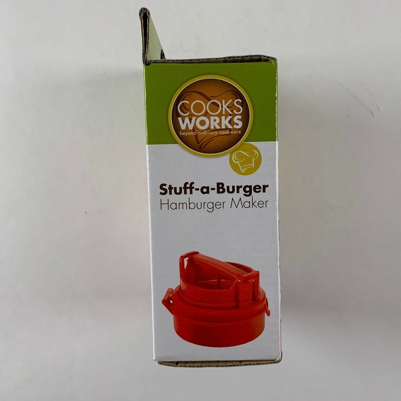 Stuff-a-Burger Hamburger Maker Cook Works Gourmet Burgers B-E gallery