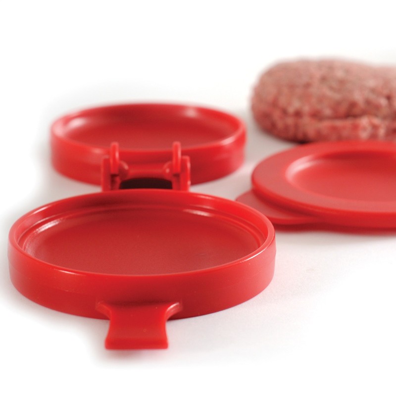 Norpro Nonstick Stuffed Burger Maker, Red gallery