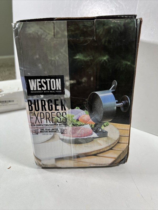 Weston Burger Express Patty Ejector Hamburger Press Plus Patty Paper Sheets gallery