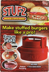 Stufz America’s Stuffed Burger Press Make Stuffed Burgers Like A Pro – Open Box