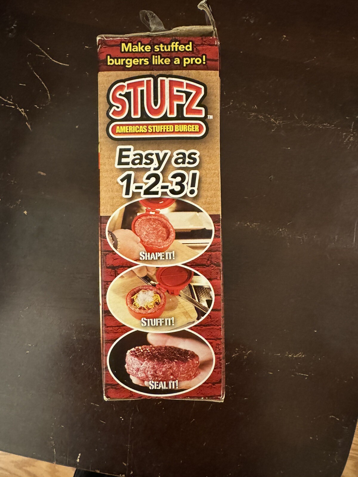 STUFZ AS SEEN ON TV STUFFED BURGER MAKER PRESS 2013 OLD STOCK FREE USA gallery