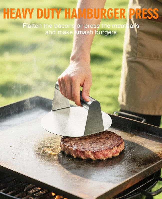 homenote Griddle Accessories for Blackstone, Commercial Grade 12 Inch Heavy D... gallery