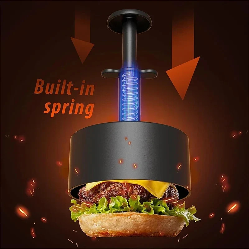 Juicy Stuffed Burger Maker BBQ Grill Non Stick Perfect Patty Mold Tool gallery