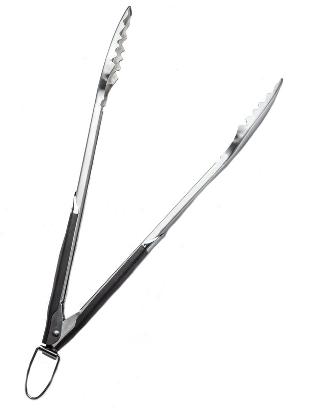 3 Piece Stainless Steel BBQ Grill Tool Set w/Tongs, Spatula & Fork - Accessor... gallery