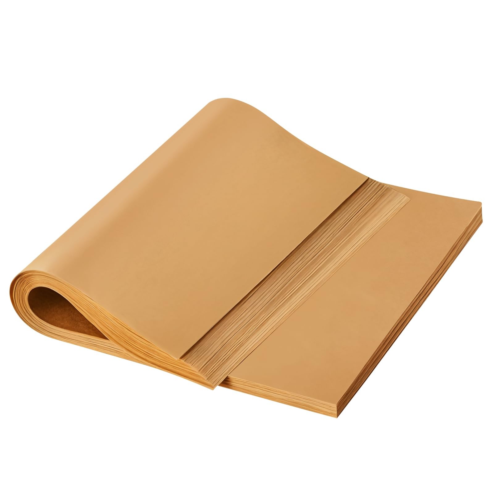 TROUSKAIG 100pcs 9x13 inch Unbleached Parchment Paper 9x13inch-100pcs, Brown gallery