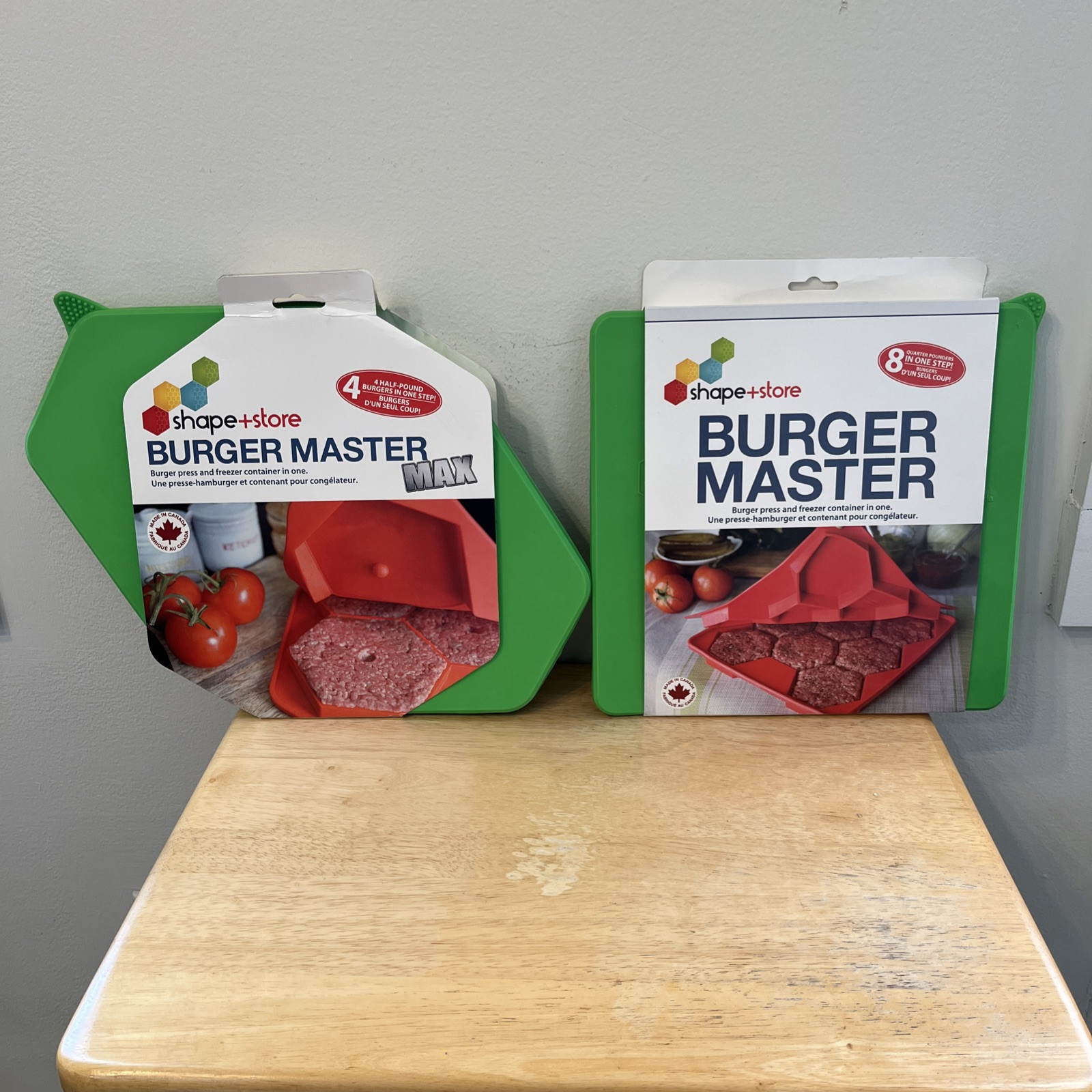 Shape+Store Burger Master & Burger Master MAX Press & Freezer Containers NEW! gallery