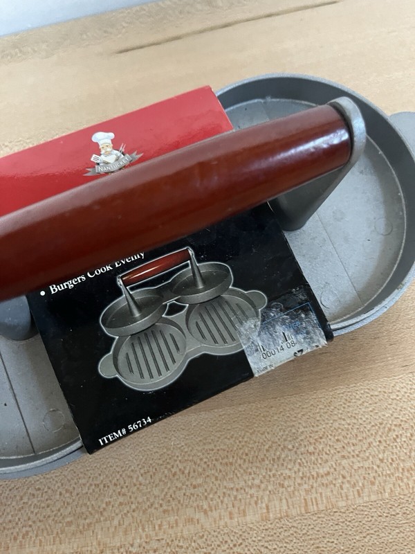 NANTUCKET GOURMET CHEF HAMBURGER PRESS NWT gallery