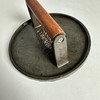Vintage Charcoal Companion Cast Iron 7” Round Grill Press Mark Meat Burger BBQ gallery