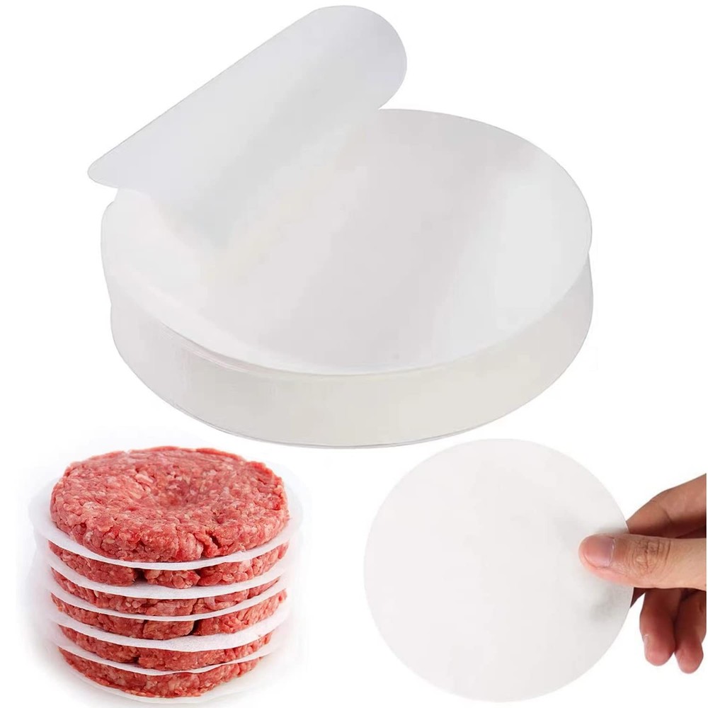 Hamburger Patty Paper 5 inch Papers to Separate Pressed Patties 500 pcs Burge...