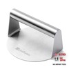 Husfunov Stainless Steel Burger Press, 5.5 Inch Round 5.5inch-Steel Handle gallery