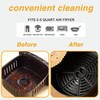 Ailun Air Fryer Paper Liners 6.5inch, 100PCS 6.5"Square-100PCS, Brown gallery