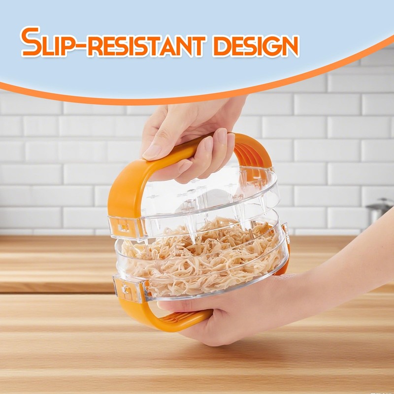 Chicken Shredder - Breast Tool Large, Clear and Yellow gallery
