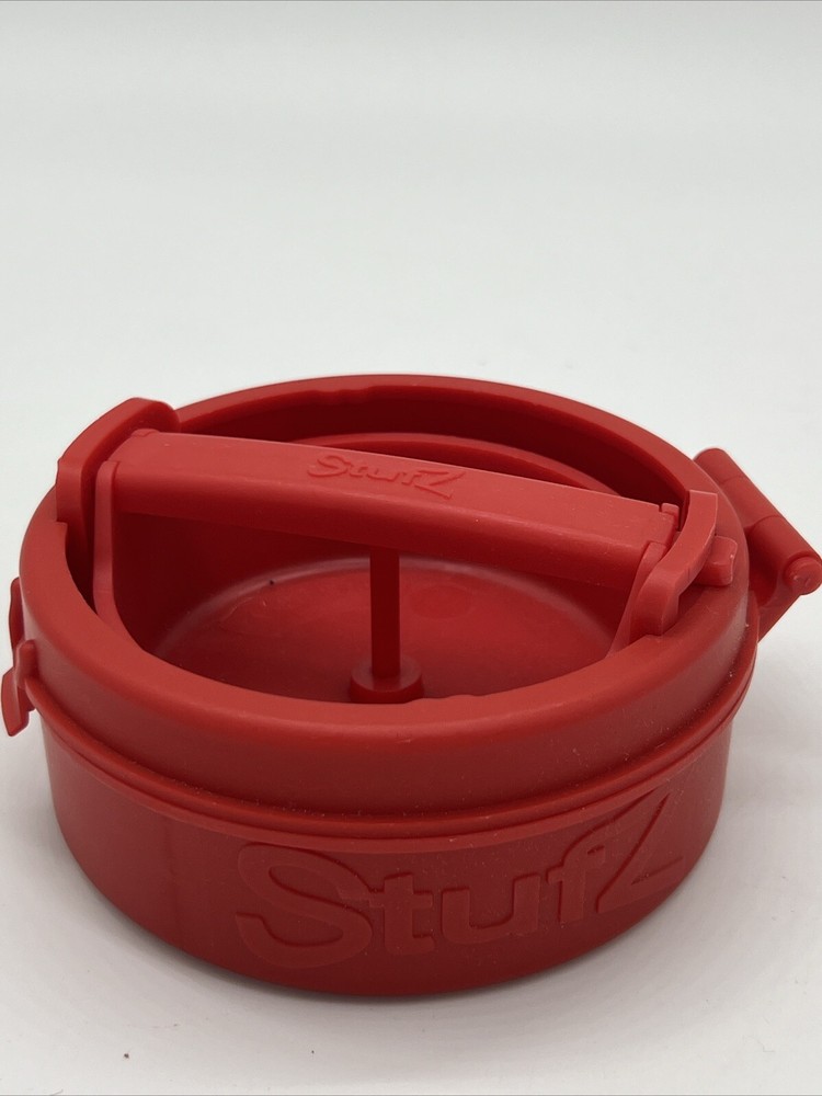 Stufz Stuffed Burger Press Hamburger Patty Maker Red EUC