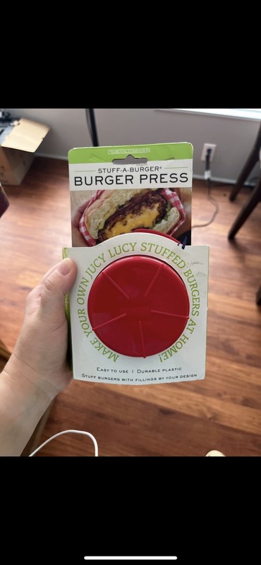 Charcoal Champion Burger Press- Make Your Own Jucy Lucy Stuffed Burgers At Home gallery