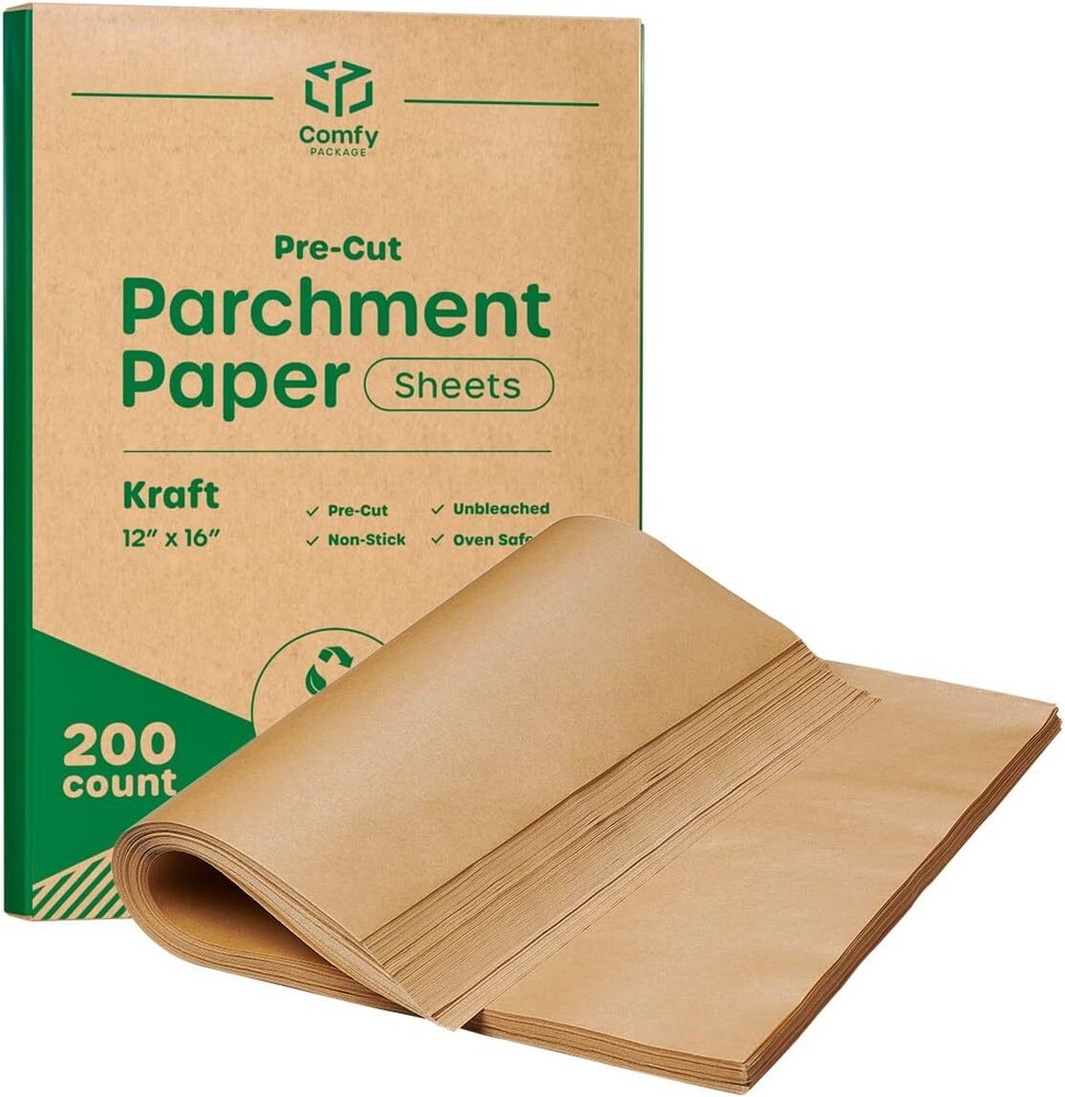 Comfy Package [12 x 16 Inch - 200 Count] Pre-Cut 12 x 16 in (Sheet), Kraft