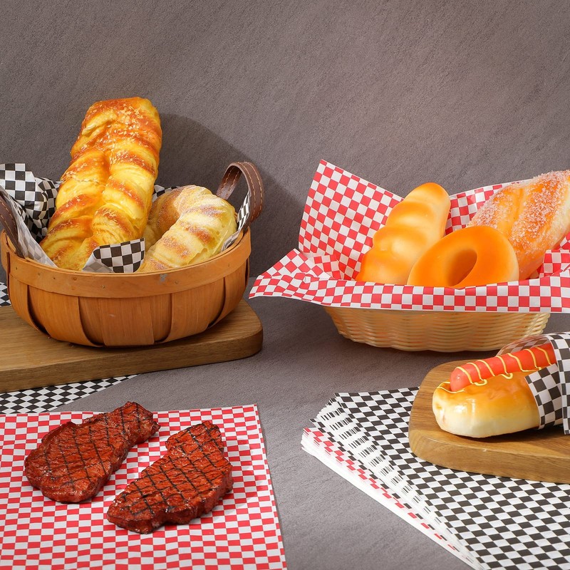 Tanlade 1000 Pcs Deli about 12 x 12 inches, black and white, red white gallery