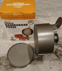 WESTON BRAND Single Hamburger Press