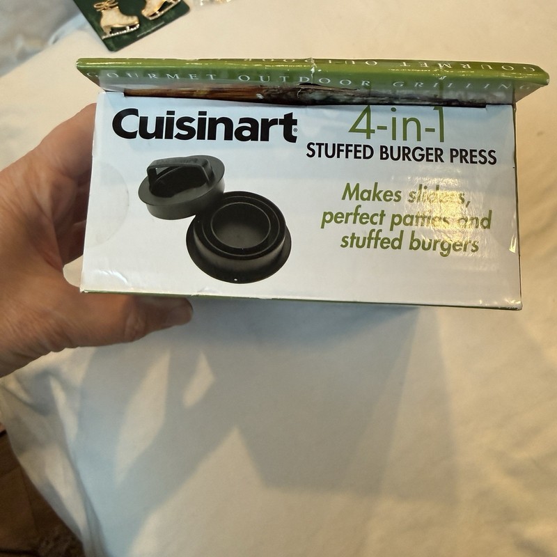 Cuisinart CSBP-100 3-in-1 Burger Press Patty Maker Burgers Sliders Stuffed NEW gallery