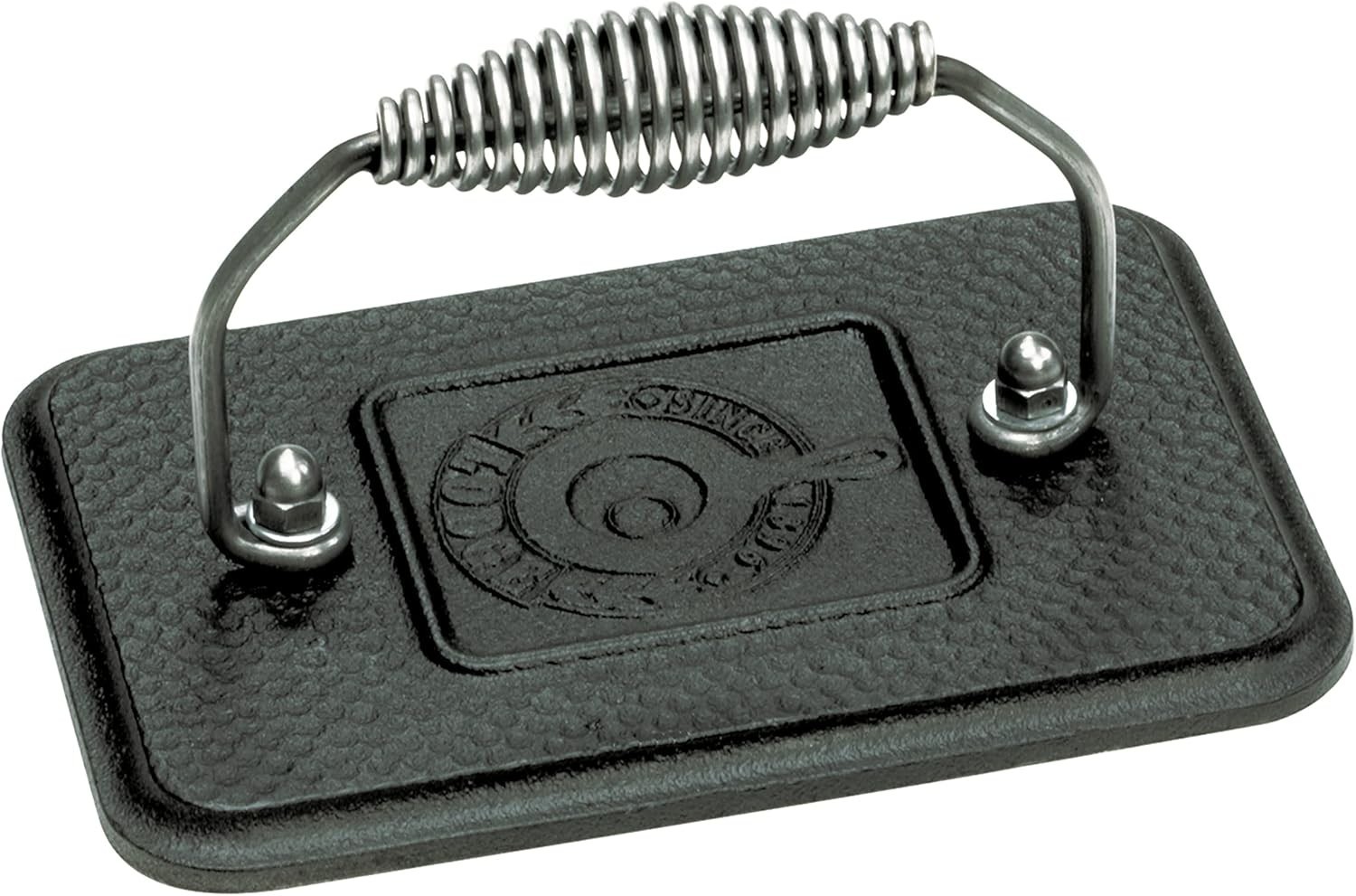 Lodge Pre-Seasoned Cast Iron Grill Press 6.75x4.5 Rectangular Cool-Grip Smash gallery