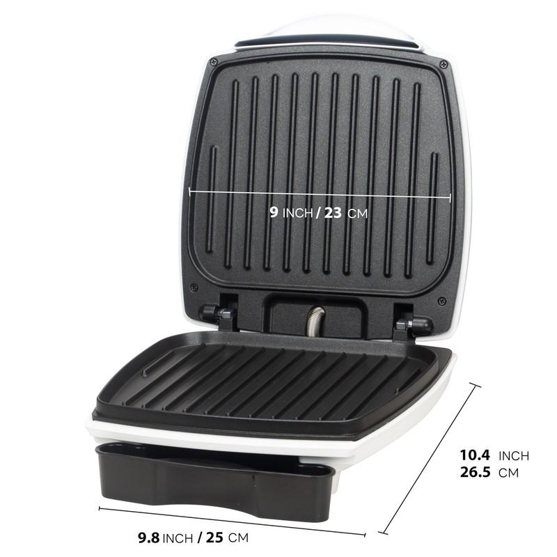 SugarWhisk 2 In 1 Hamburger Grill Maker, Electric Indoor Grill and Panini Pre... gallery