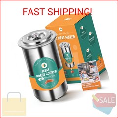 Newhai Deli Meat Press Maker for Ham Making Deli Lunch Homemade Sandwich Stainle