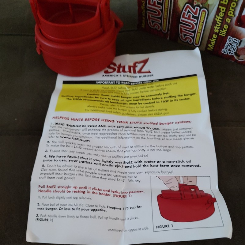 Stufz Stuffed Burger Press - Hamburger Patty Maker - As Seen On TV gallery