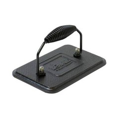 Lodge LGP3 Heavy-Duty Cast Iron Rectangle Grill Press for Bacon or Burgers
