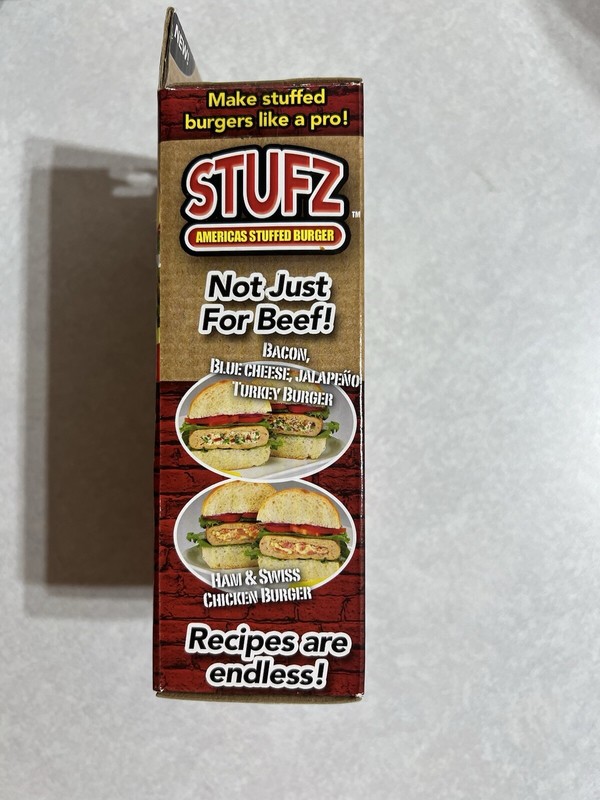Stufz Stuffed Burger Press - Hamburger Patty Maker - As Seen On TV gallery