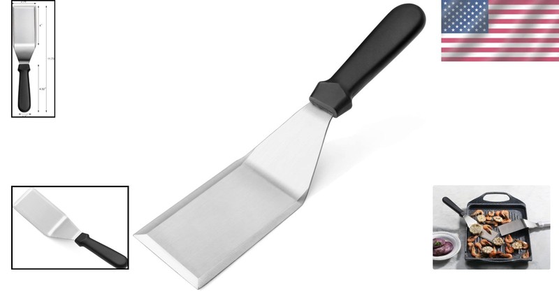 Versatile 11.5-Inch Heavy Duty Hamburger Turner with Durable Cutting Edge gallery