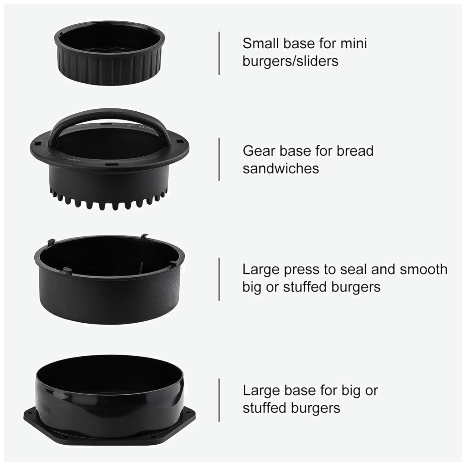 Stuffed Burger Mold & Cast Iron Presses - Grill Cooking gallery